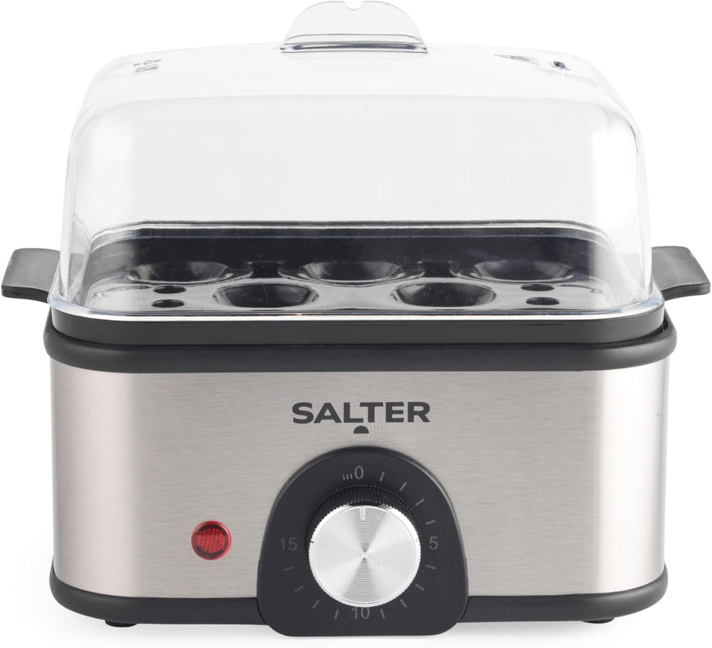 Salter Electric Multi Egg Boiler, 8 Egg Capacity Cooker, Great for Soft Dippy.